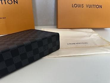 Louis Vuitton Damier Graphite kişilər üçün sənəd/klatç çantası - — 3