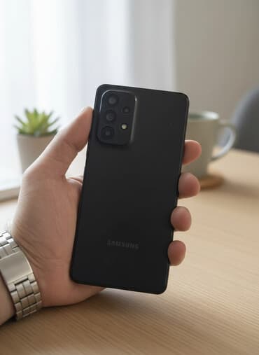 kondisioner yuyulması neçə manatdır: Samsung Galaxy A53 5G, 128 GB, rəng - Qara, Barmaq izi, İki sim kartlı, Face ID — 2