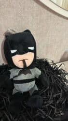 oyuncaq kukla: 🦇 Batman yumşaq oyuncağı Keyfiyyətli və yumşaq Batman oyuncaq fiquru — 3