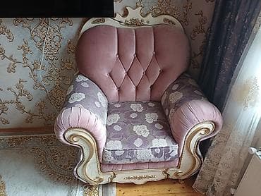 klassik divanlar: Klassik divan, 2 kreslo, Bazasız, Açılmayan — 3