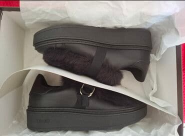 женские кеды сникерсы: Размер: 37, цвет - Черный, Новый — 2