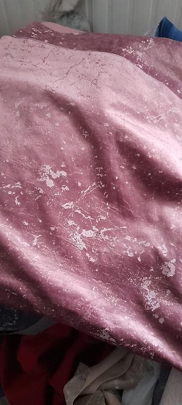 Şamdanlar: Boz rəngli ikili pərdə dəsti - Material: Qalın, yumşaq teksturalı — 5