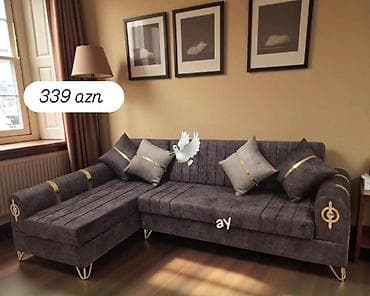 himalay duzu: Künc divan, Yeni, Vеlur parça — 1