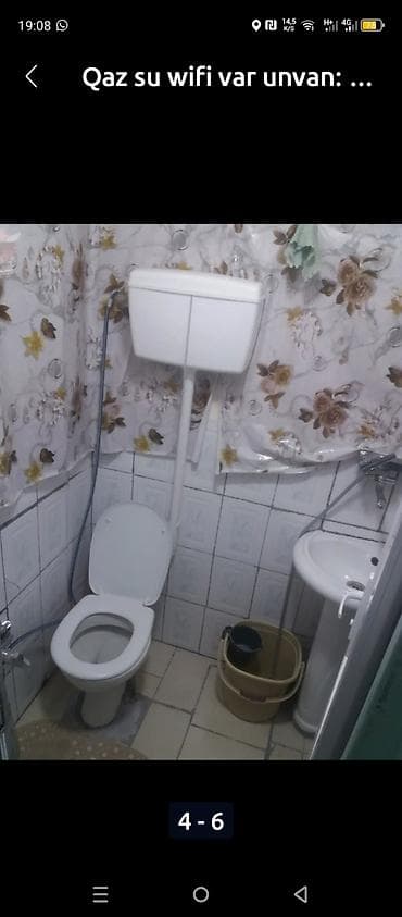 Torpaq: 2 otaqlı həyət evi kirayəlik - Plan: dəhliz, yataq otağı/zal, ayrı — 4