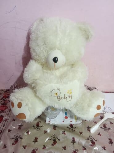 Игрушки: Oyuncaq ayı dəsti - Böyük boz plyuş ayı: hündürlüyü təxminən 120–140 — 3