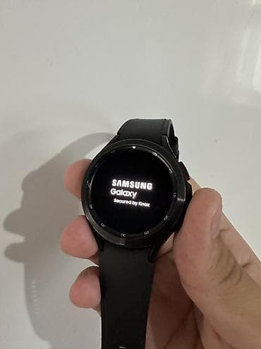 Личные вещи: Б/у, Смарт часы, Samsung, Аnti-lost, цвет - Черный — 1