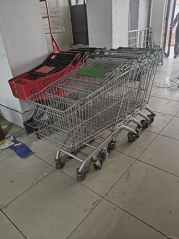 Оборудование для мойки: Supermarket/mağaza üçün alış-veriş arabaları komplekti Məhsul — 2