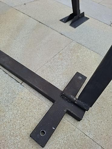 anker bolt: Metal parkinq yerinin blokoru (qatlanan) - Material: qalın divarlı — 3