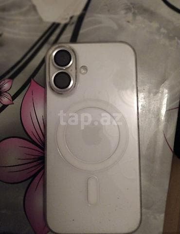 iphone qutu: IPhone 16, Ağ, Face ID — 2