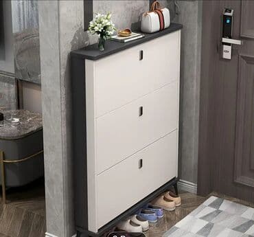 işlenmiş şkaf: Yeni, Açılan, 3 qapılı Düz dolab, Ayaqqabı dolabı, Çin — 3