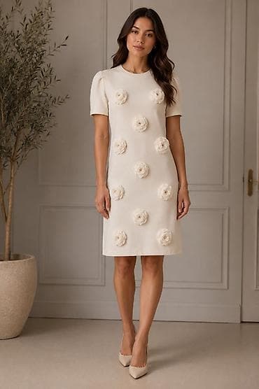 ağ palto: Ziyafət donu, Midi, M, L, XL — 1