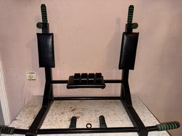 скамья для жима: Universal turnik–parallel qollar–qarn pressi üçün divar trenajoru — 10