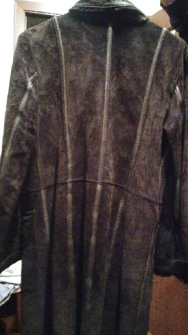 qadınlar üçün təbii dublyonkalar: Palto, L, rəng - Qara — 6