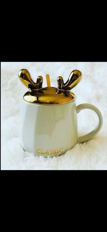 Süfrə qab-qacaqı: Fincanlar, rəng - Mavi, 1 əd, 500 ml — 2