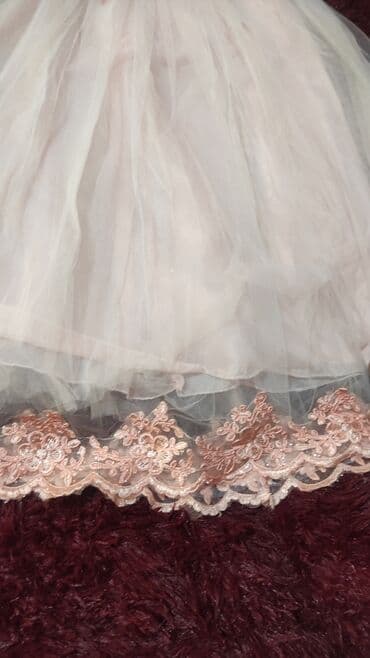 джинсовое платье для девочки: Tezedir bir defe geyilib qiz usaqi ucun 10.12 yas — 3