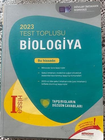 taim kurikulum kitabı 2022: Biologiya 1ci hissə Toplu — 1