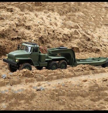 transmitter: WPL B36-3 RC Military (herbi) car. 2.4Ghz Remote Control. 6WD. Li-ion — 2