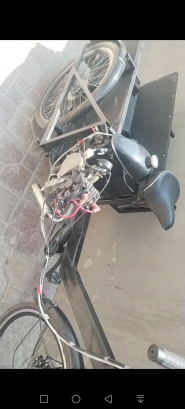 velosipedlər qiz ucun velosipedler: Velosiped matorlu Mator hecmi80cc YÜK goturme 150 KQ materialı — 12