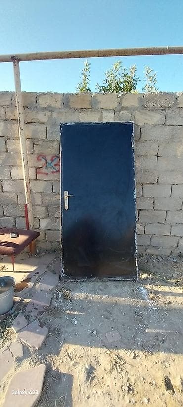 Yeni Giriş qapısı 100x210 sm Çərçivə ilə, Zəmanətli, Ödənişli çatdırılma — 2