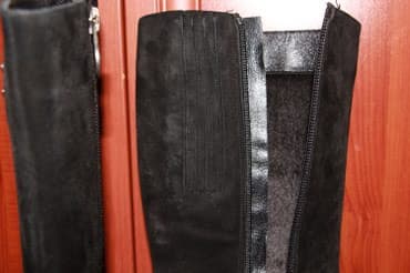 qadin botlari: Ölçü: 35, rəng - Qara, İşlənmiş — 4