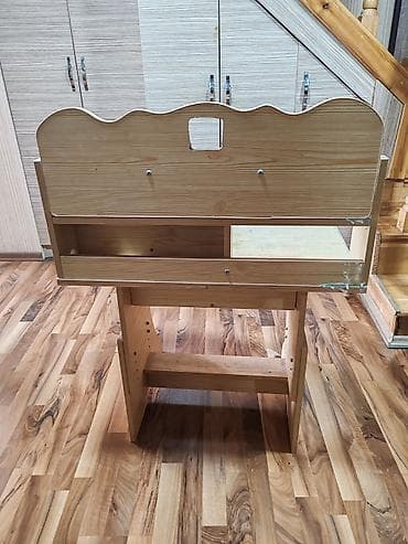 набор художника: Для девочки, С выдвижными ящиками, Письменный стол, Со стульями — 5