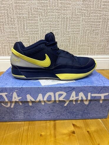 Ayaqqabılar: Nike JA 1 basketbol ayaqqabısı – “Midnight Navy/Light Laser Orange” — 3