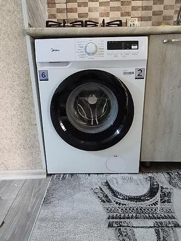 klas 6: Midea önyükləməli paltaryuyan maşın - Yük tutumu: 6 kq (korpus — 4