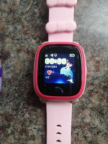 x7 smart saat: Yeni, Smart saat, Wonlex, Sim kart, rəng - Bənövşəyi — 2