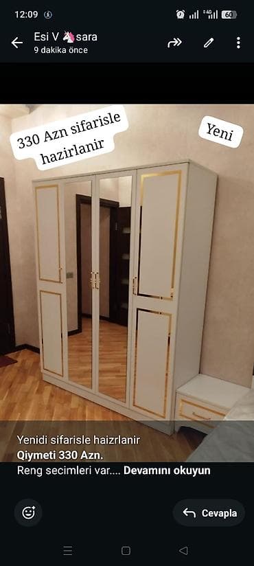 divarda kitab refi: Yenidi sifarisle haizrlanir *Qiymeti 330 Azn.* Reng secimleri var — 1