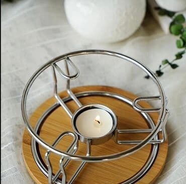 qazan: Şamlı podstavka çaynik ve ya qazan üçün — 2