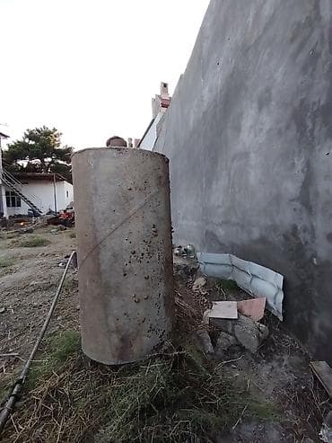 pec soba: Metaldan silindrik çən/boiler gövdəsi Əla vəziyetdedir - Material — 2
