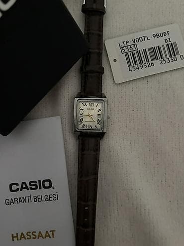 beli: Casio qadın saatı – model LTP-V007L-9BUDF yenidir, satıram çünki — 1