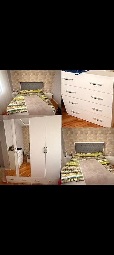 qab dolabi: İkinəfərlik çarpayı, Dolab, Komod, Termo, İşlənmiş — 1