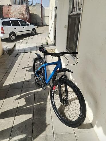 velosiped oturacağı: Dağ/şosse istifadəsi üçün universal velosiped - Rəng: mavi gövdə — 2