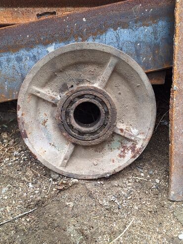 şüşə qaldırıcı: Dəmir tökmə şkiv/çarx diski - Material: ağır tökmə metal - Forması — 1