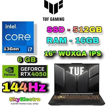 Новый ASUS TUF Gaming, 16 ", Intel Core i7, 512 ГБ, Самовывоз, Бесплатная доставка, Платная доставка