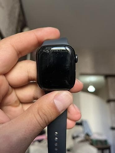 telofon saat: İşlənmiş, Smart saat, Apple, Sensor ekran, rəng - Qara — 1