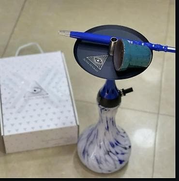 bas: Qəlyan – metal gövdəli, şüşə kolbalı tam dəst - Material: paslanmayan — 5