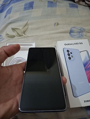 samsung bluetooth: Samsung Galaxy A53 5G, 128 ГБ, цвет - Голубой, С документами — 9