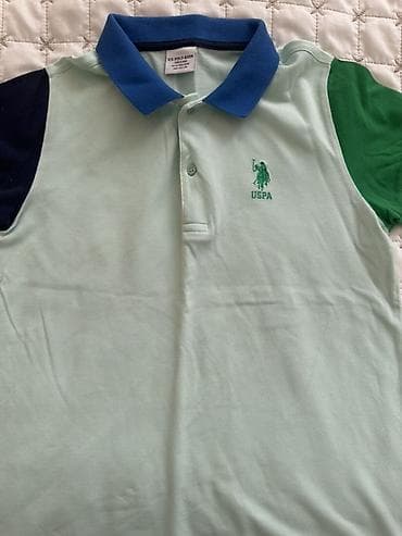 u s polo: US Polo Assn. Uşaq polo köynəyi - Model: Klassik polo - Marka/loqo — 1