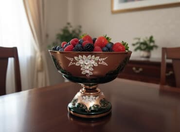 Təmiz əl işi boqema qab, iri ölçülü .Cox kefiyyətli - Material: qalın