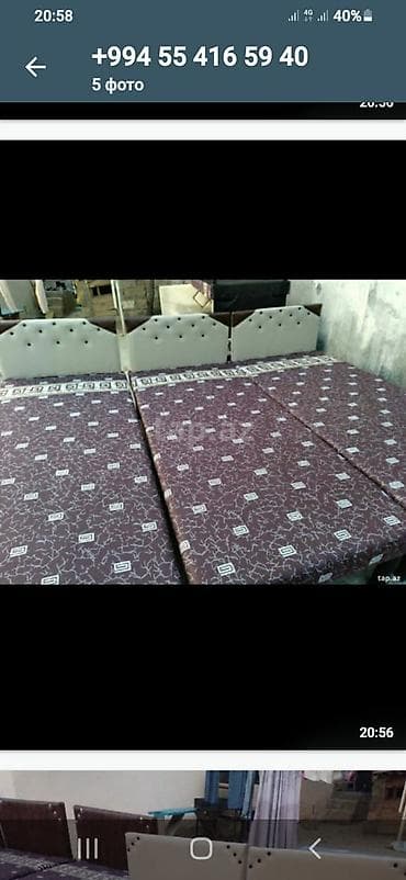 Çarpayılar təzə Hazırları var 1 nəfərlik 60 manat 2 nəfərlik 110 manat