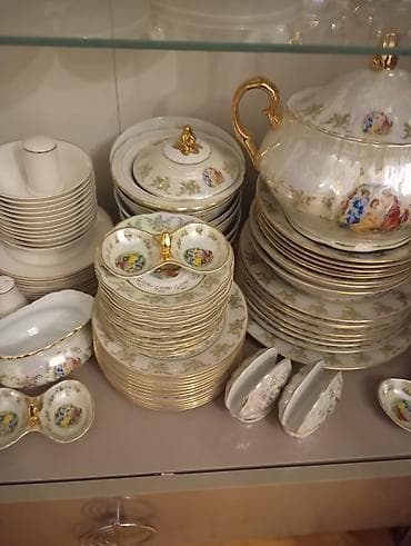 royal qazan destleri: Nahar dəsti, rəng - Ağ, Farfor — 5