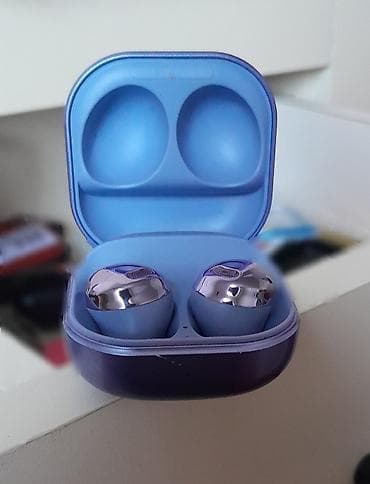 usb hard disk satilir: TWS simsiz qulaqlıq – kompakt şarj qabı ilə - Dizayn: Mavi rəngli — 1
