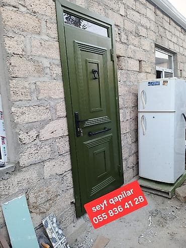 qapi demir qapi seyf qapi: Məhsul: Seyf qapılar - Material: metal/seyf tipli qapı paneli, möhkəm — 1