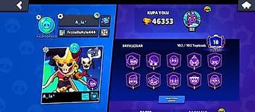 Brawl Stars oyunu üçün tam dolu hesab satılır. endirim olunacaq Əsas — 5