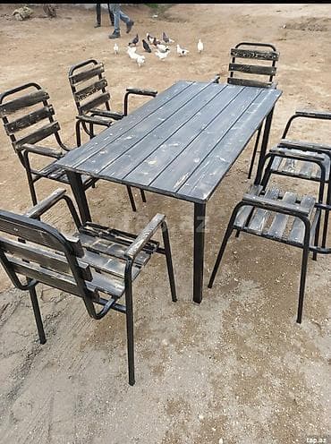 stol stul: Masa ve oturacaqlar Bağ evləri,kafelər, restoranlar üçün hər növ — 4