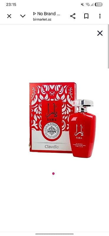 ev etirleri: Məhsul: Qutu qablaşdırmada “Eau de Parfum” 100 ml (3.4 fl.oz) 6 ədəd — 6