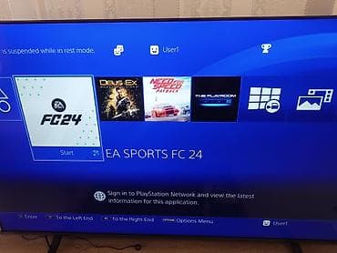 sert disk: Playstation 4 Pro 1 TB satılır, 1 original pult ilə. Konsolun — 3