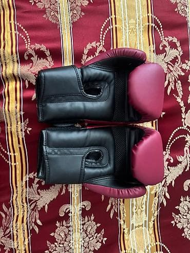 deri sumka: Venum Training Camp boks əlcəkləri – 12 oz - Rəng: tünd qırmızı — 1
